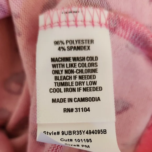 Kim Rogers Pink Blouse with Red Accents - Picture 7 of 7